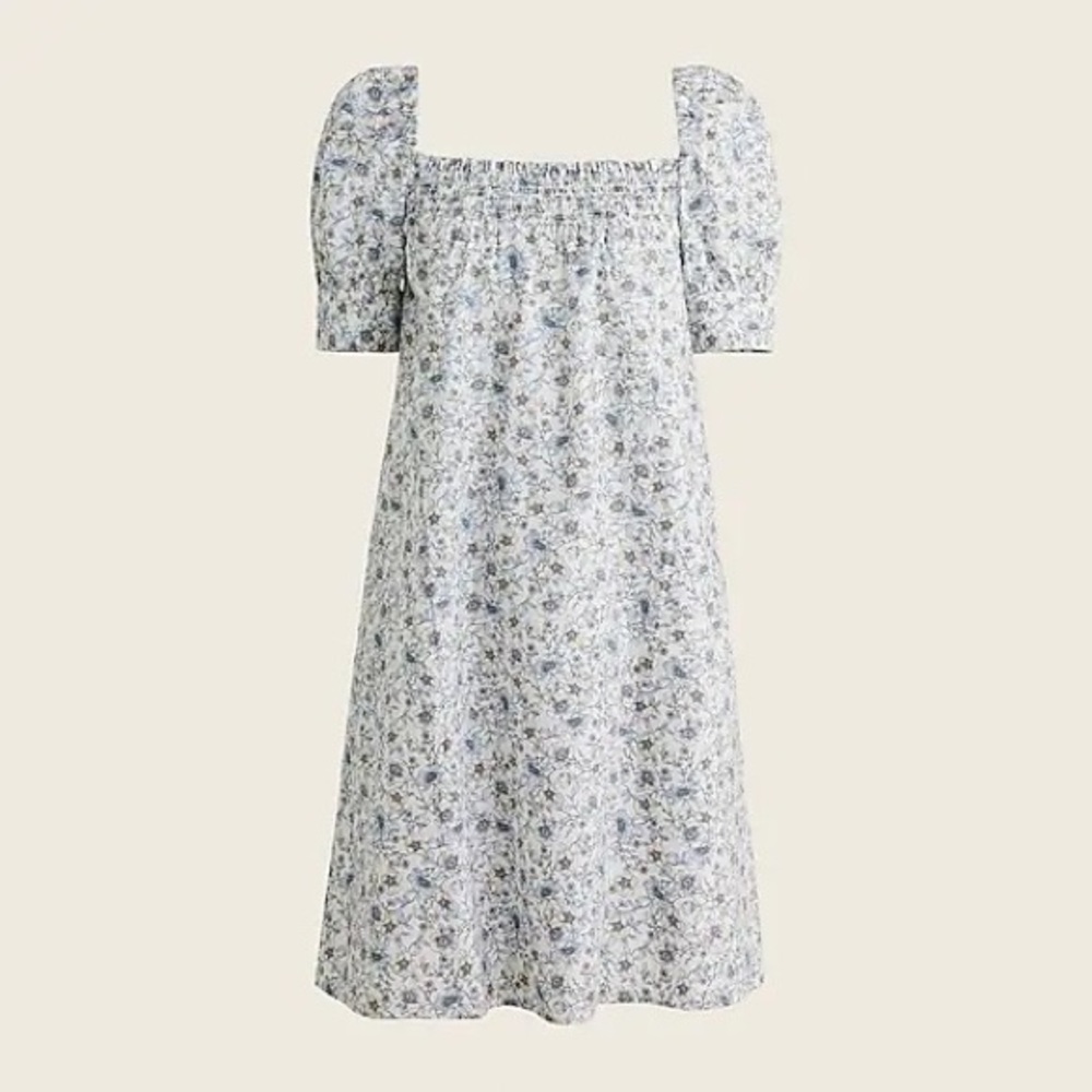 J. Crew Keely Poplin Floral Dress Medium